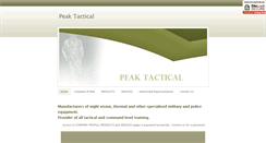 Desktop Screenshot of peaktactical.com